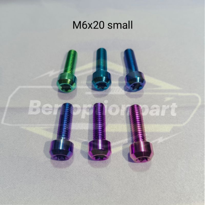 Baut Titanium M6x20 small