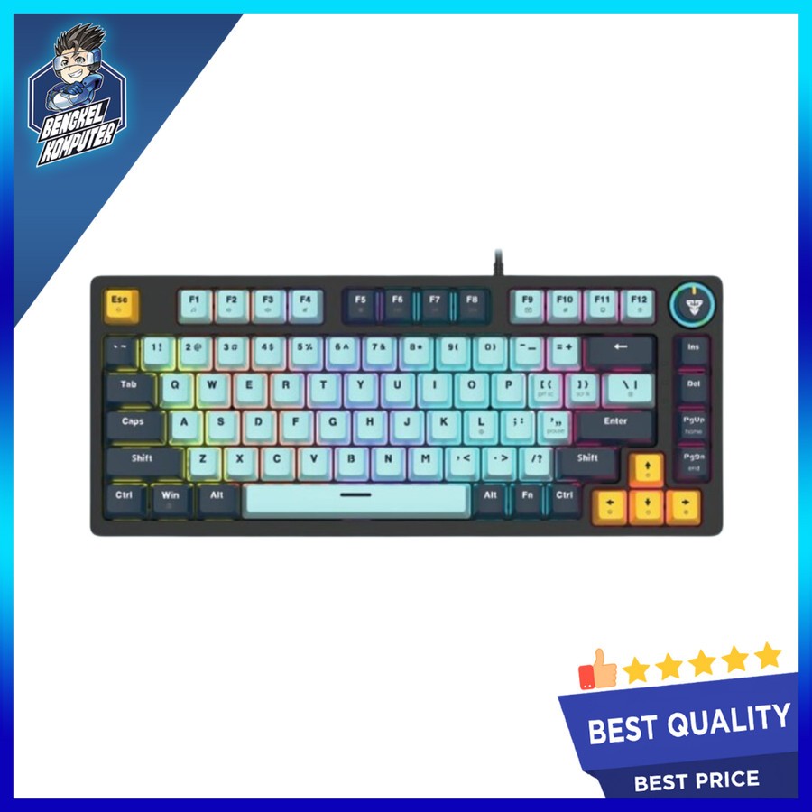 KEYBOARD GAMING FANTECH ATOM 81 SKY BLUE - BLUE SWITCH