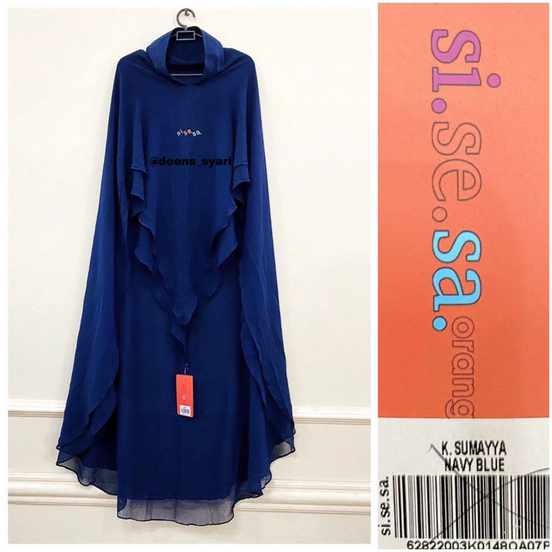 khimar sumaya navy sisesa
