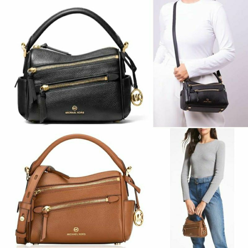 Tas MK Lorimer Small Zip Satchel sz 21x16x9cm