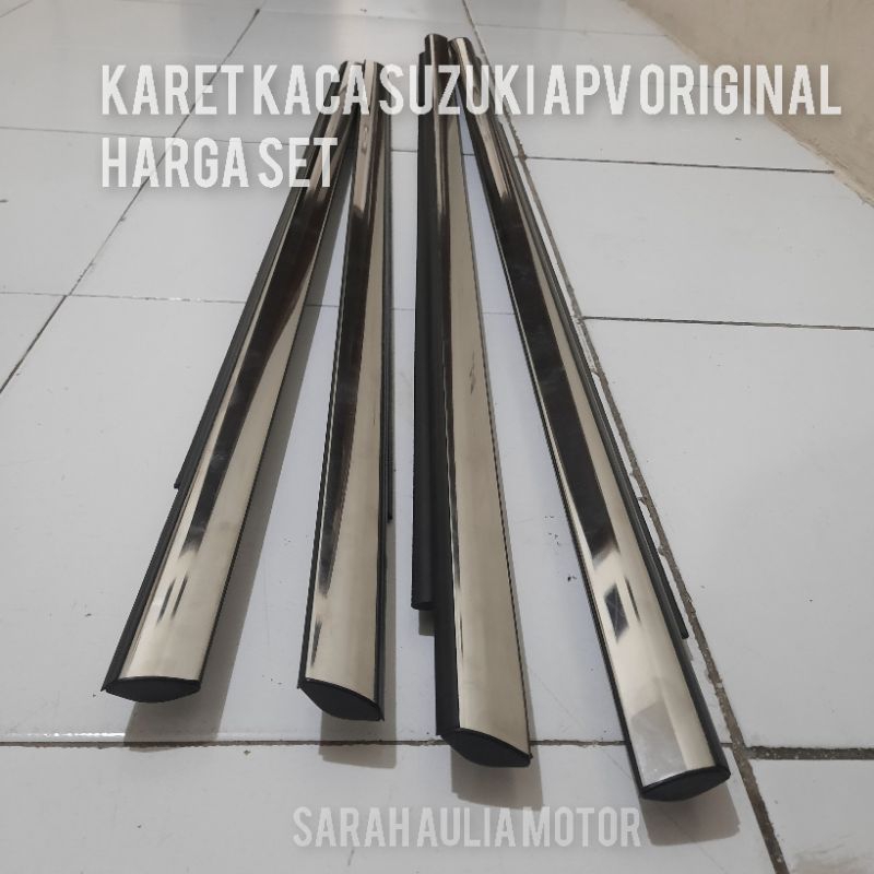 Karet Pelipit Kaca Luar Suzuki APV CHROME Harga Set