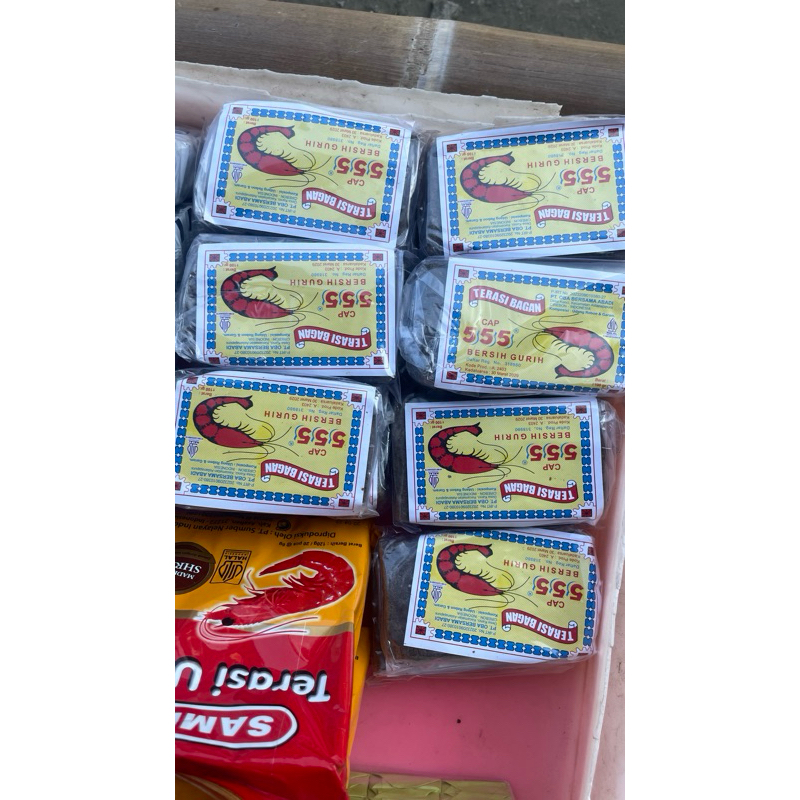 

TERASI BANGAN CAP 555 100gr/TERASI UDANG CAP 555/TERASI/HARGA ECER