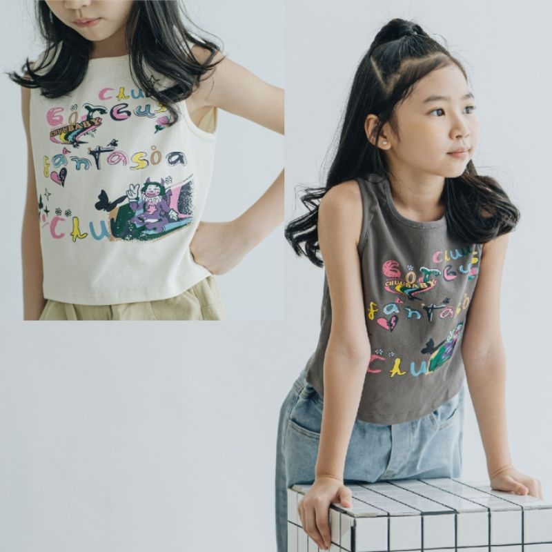 lunna korea crop top 2357 anak perempuan 2-8y