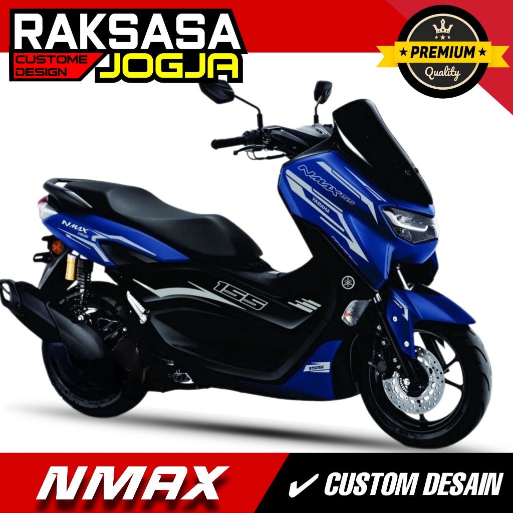 STRIPING NMAX NEW THAILAND TRANSPARAN BAHAN VINIL MAX DECAL 7