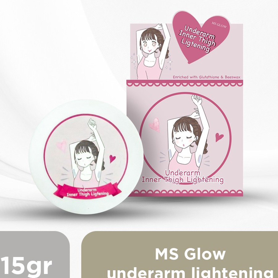 Jangan Sampai Kehabisan TERMURAH MS GLOW UNDERAM Pemutih Ketiak Dan Selangkangan Hitam