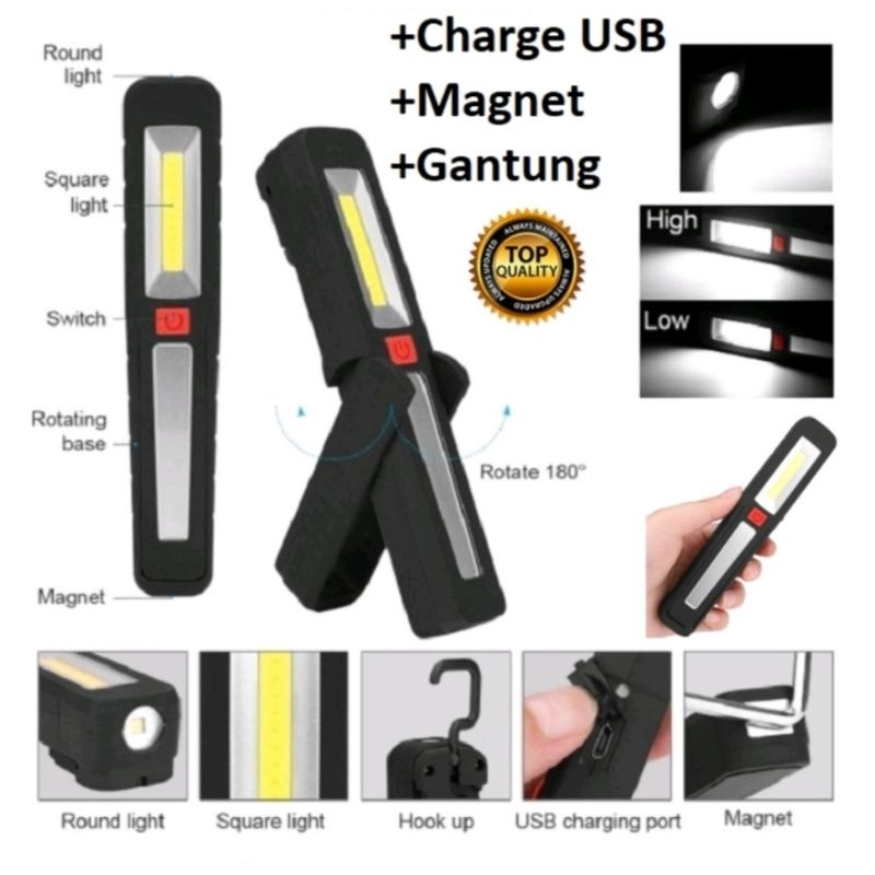 Lampu Senter Led Magnet