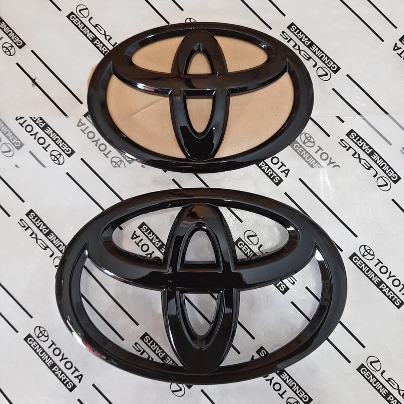 Logo emblem Depan Belakang INNOVA REBORN 2016 sampai 2025 type V G Q Hitam gloss black gloss ORIGINA