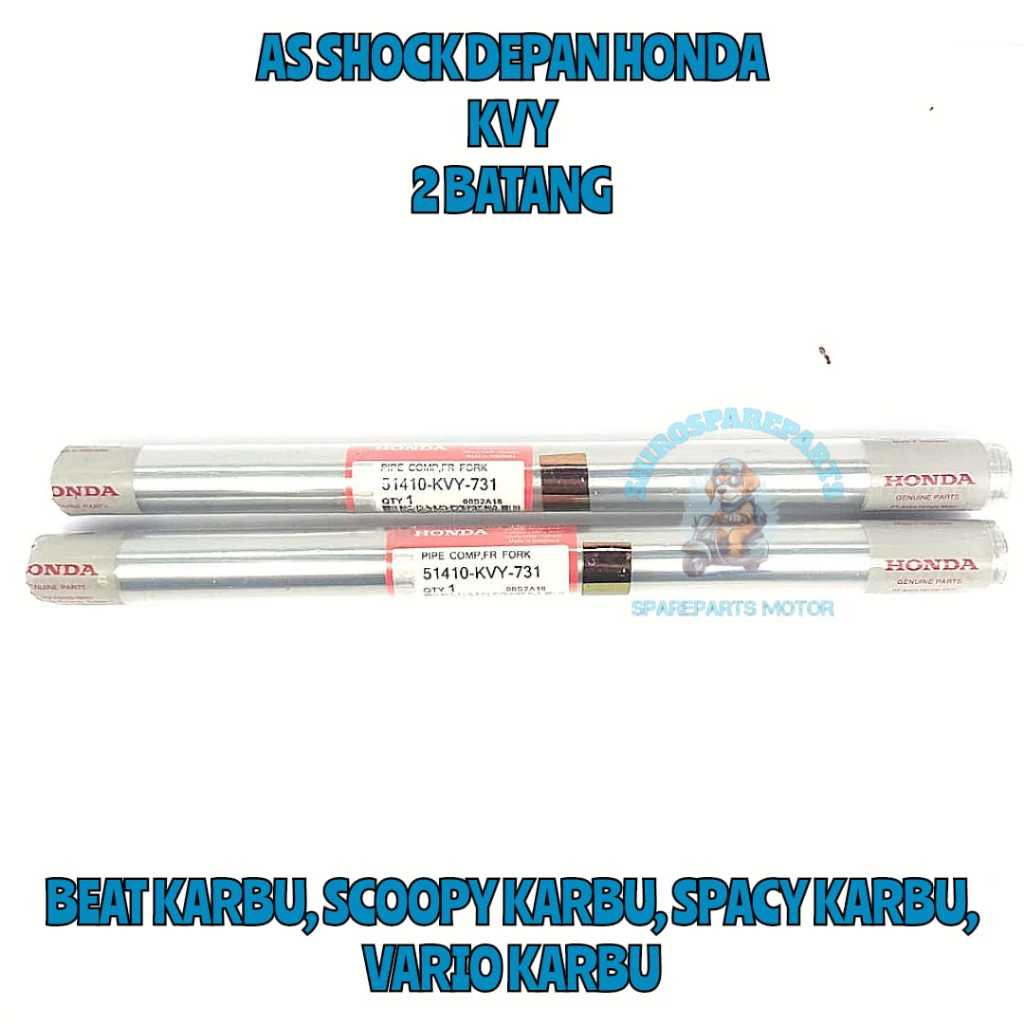 AS SHOCK DEPAN MOTOR HONDA MATIC KUALITAS ORIGINAL KVY BEAT SCOOPY SPACY VARIO KARBU PIPA SHOCK