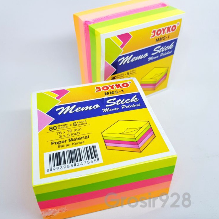 

First Hand Sticky Notes Memo Pelekat Kertas Joyko MMS1 8 lembar