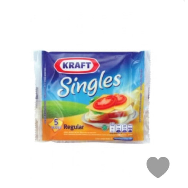 

KRAFT Singles Cheese Regular 5’s 75gram