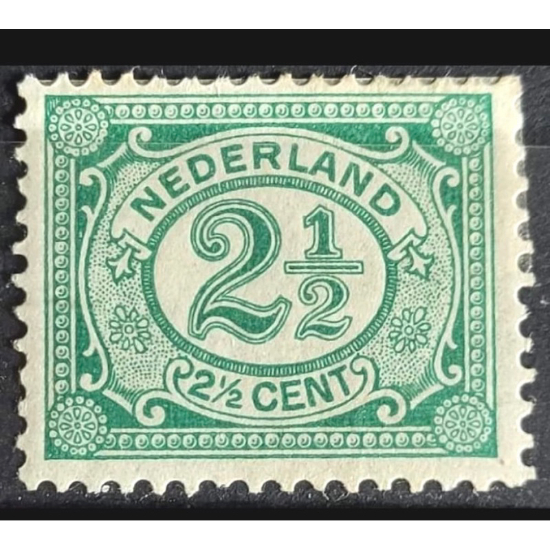 

perangko/prangko langka nederland/Belanda 1899 2½CT hijau #mint