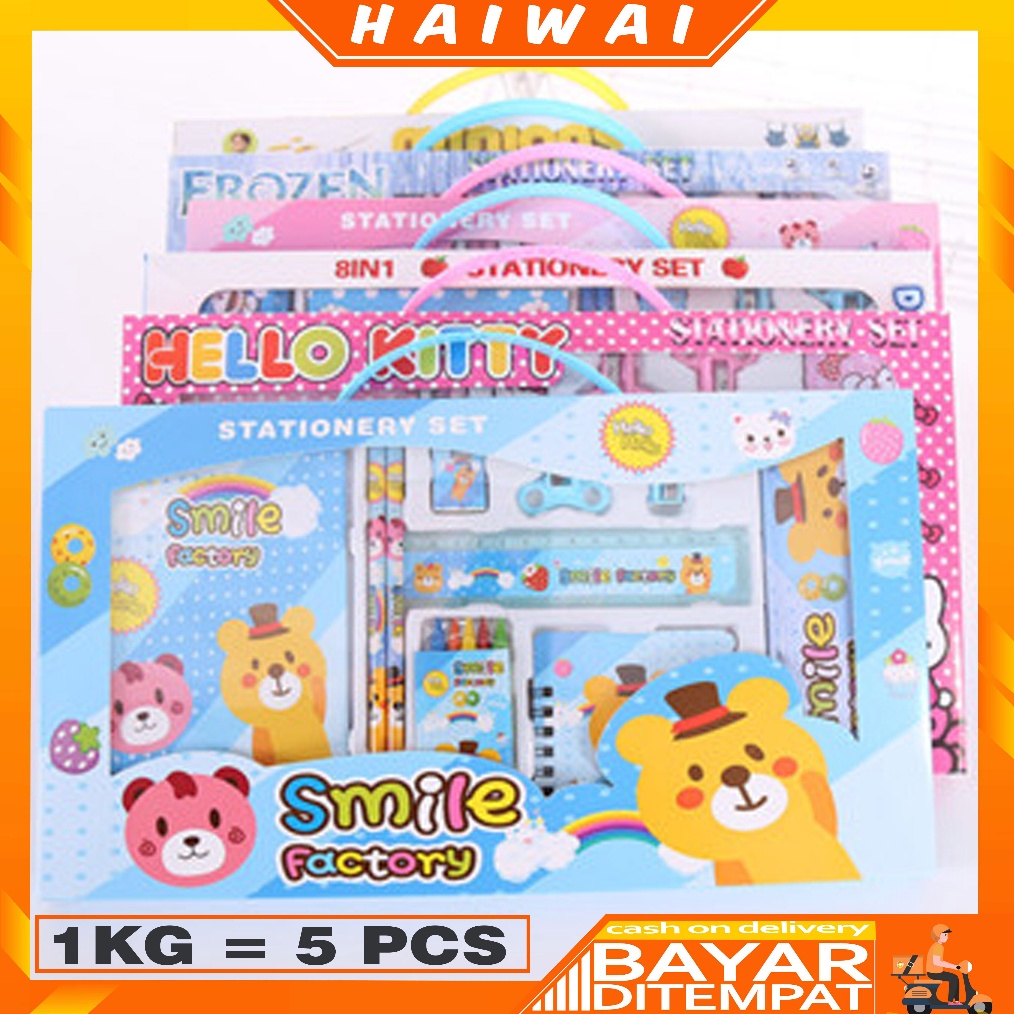 

KODE M57K HaiWai COD Set Alat Tulis Karakter Alat Tulis Cartoon Lucu Alat Tulis Anak STY7