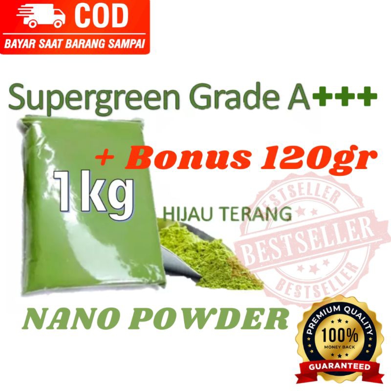 

nano grenn 1kg bonus 120gram