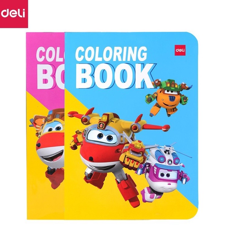 

Serba Populer Buku Mewarnai Deli Super Wings Coloring Book A4