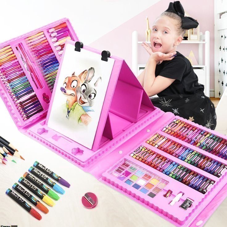 

Update Terkeren viral crayon set anak Super Mega Art Set isi 28pcs warna pensil krayon Crayon Mewarnai alat gambar mewarnai alat lukis cat air hadiah anak