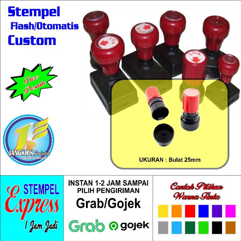 

STEMPEL FLASH/OTOMATIS UKURAN KECIL