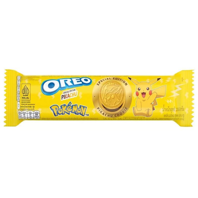 

OREO ROLL POKEMON BISKUIT BANANA 119gr Pcs