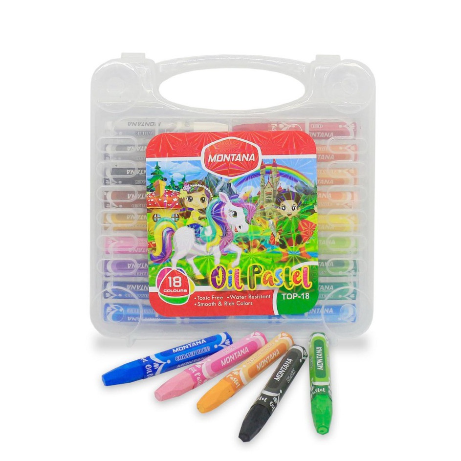 

Kirim Hari Ini MONTANA Oil Pastel Krayon Minyak MONTANA TOP18B 18 Warna Colors