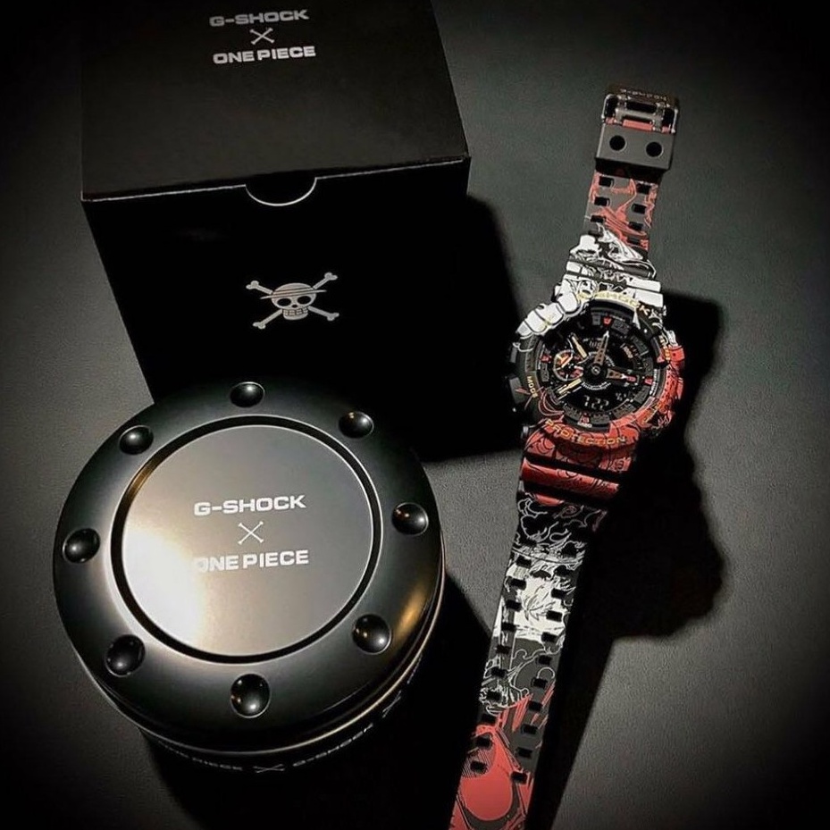 44 Flash Sale Asli Jam Tangan Pria GSHOCK X ONE PIECE ANIME ORIGINAL CASIO FULL SET PROMO  GA11 LAMP