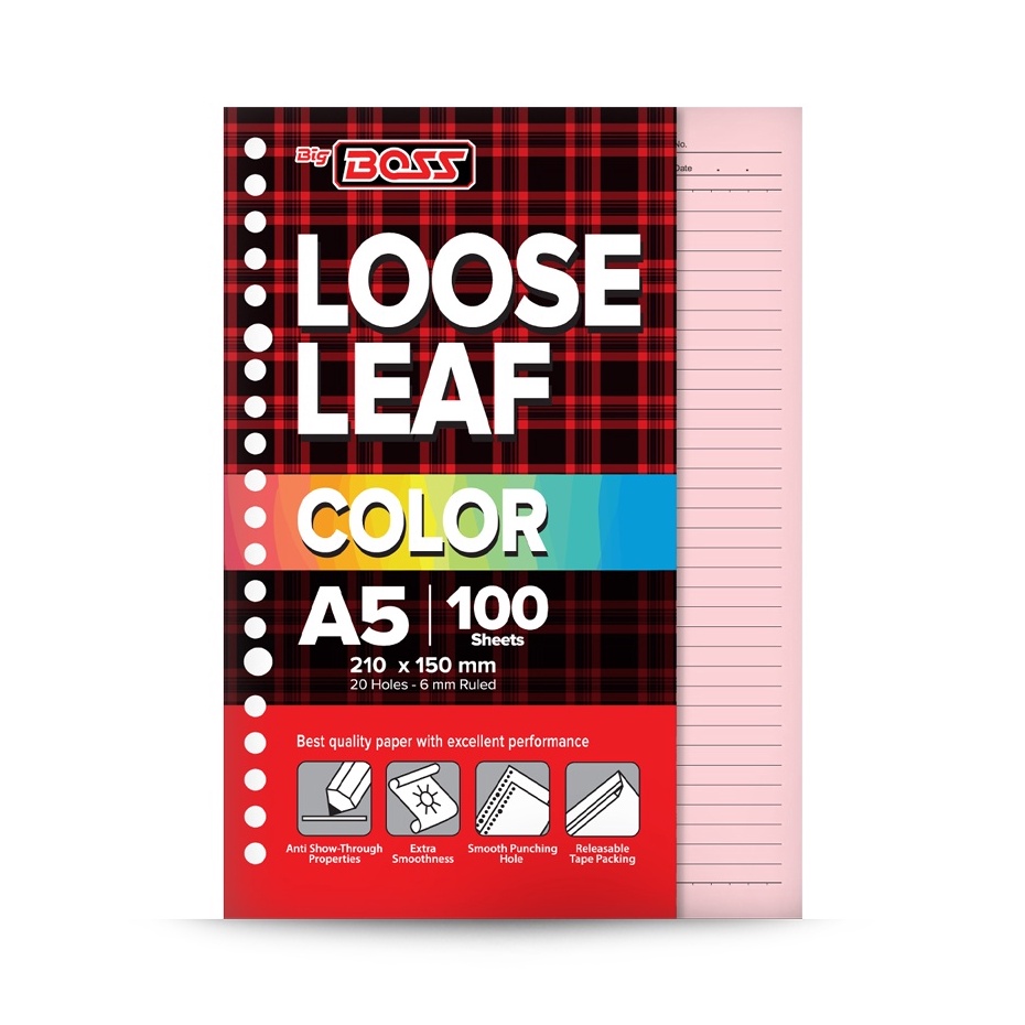 

Get Voucher BigBoss Loose Leaf A5 1 Lembar Pink BBO LL 1 A5 17