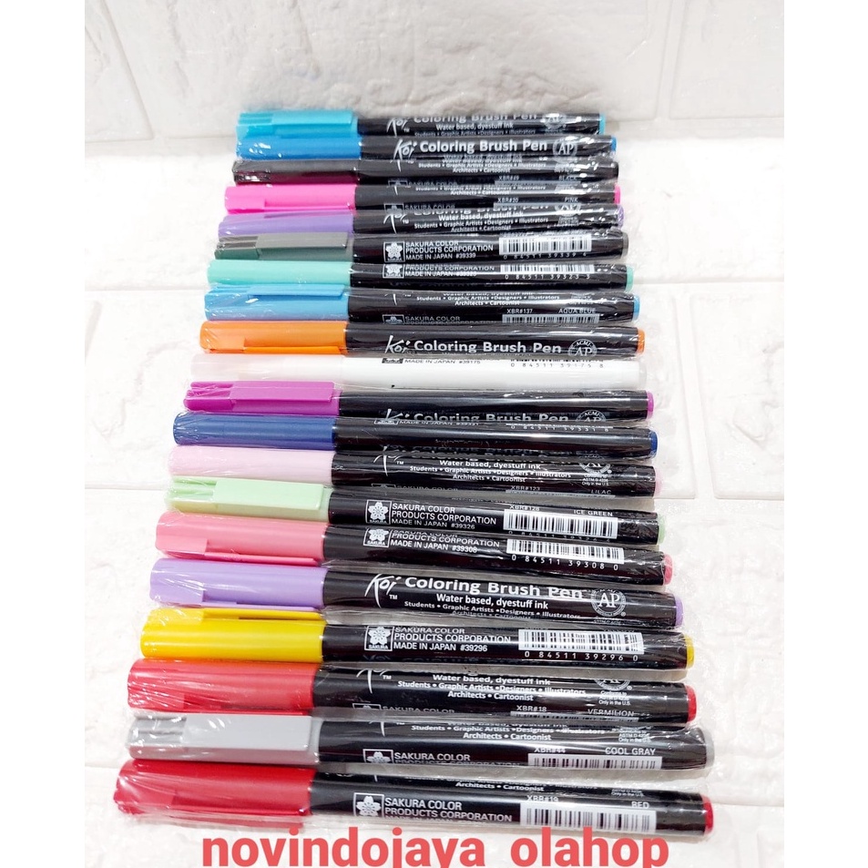 

Buruan Pesan SAKURA KOI COLORING BRUSH PEN PENA KUAS WARNA TERMURAH