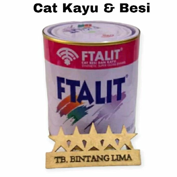 

Garansi Terhemat Cat FTALIT 1kg Cat kayu besi