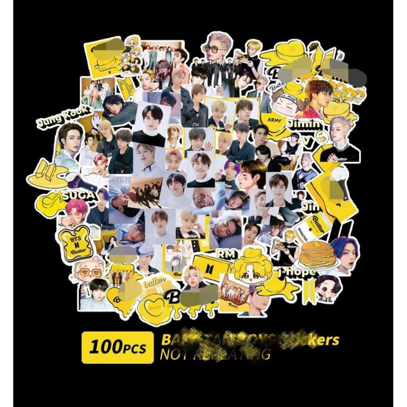 

BISA COD 50pcs &101pcs Sticker BeT5 Sw00zo PT 2 3XO Obses51on Butt3r PTeDe Stiker KPOP