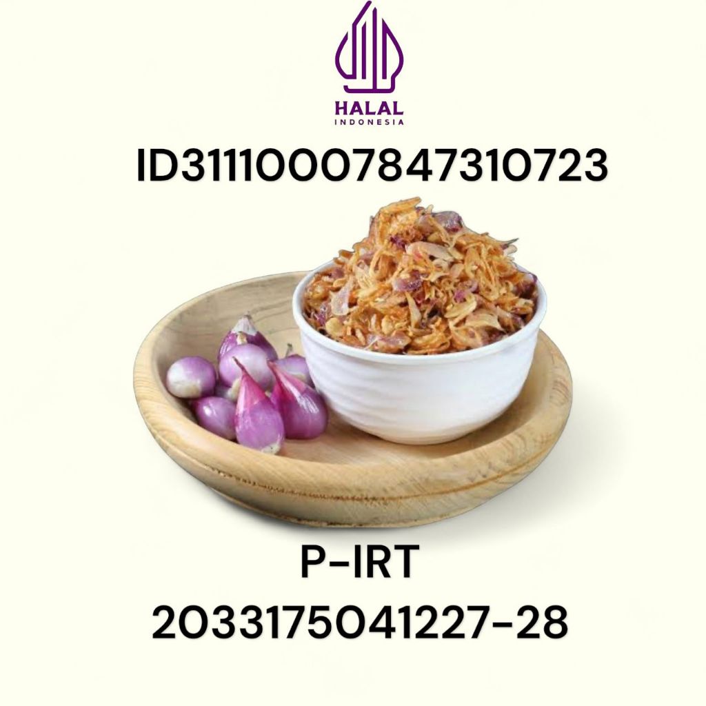 

Bawang goreng 500 gram PREMIUM BREBES GRADE A+++