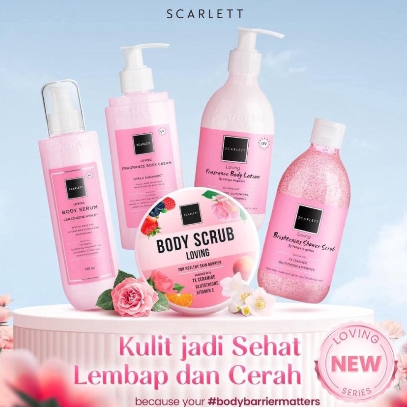 TERBARU  Pamelo  Scarlett Loving Series  Lotion Loving  Scarlett Paket Loving