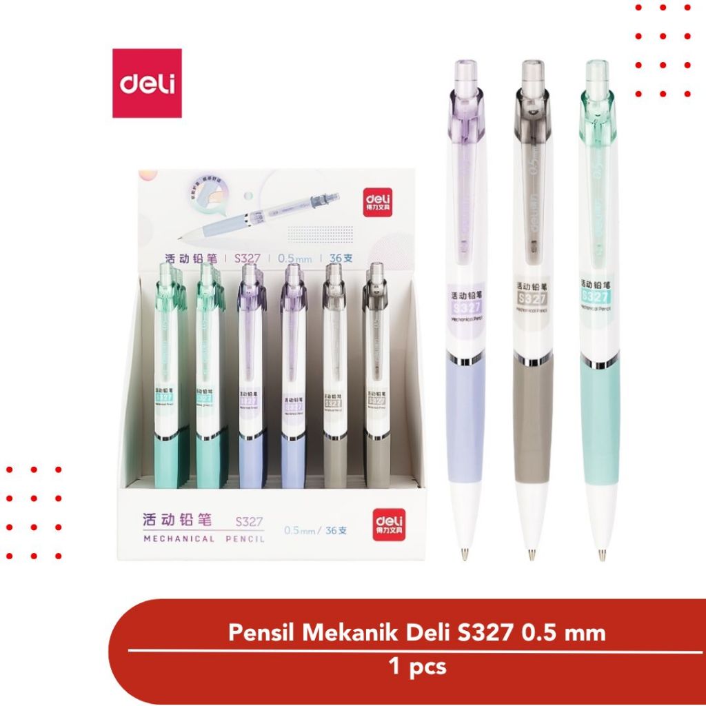 

Pencil Pensil Mekanik Cetek Deli Tip 0.5 mm S327