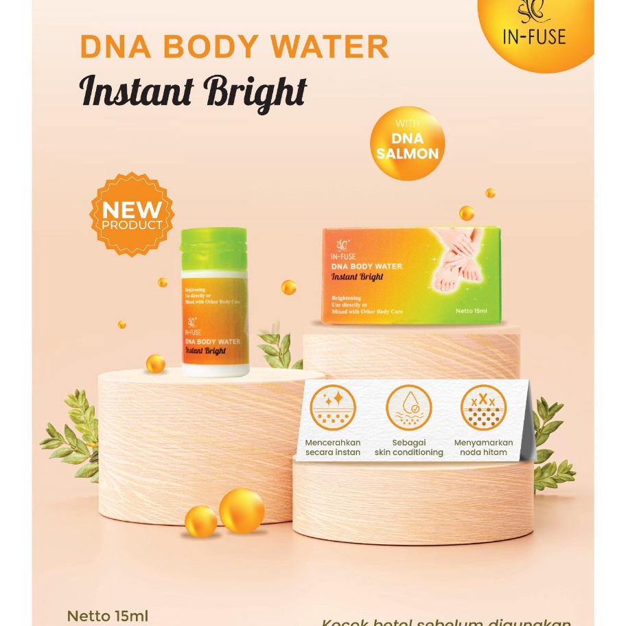 Terlaku SYB INFUSE WHITENING BODY WATER BIBIT PEMUTIH CAIR  infus bibit pemutih