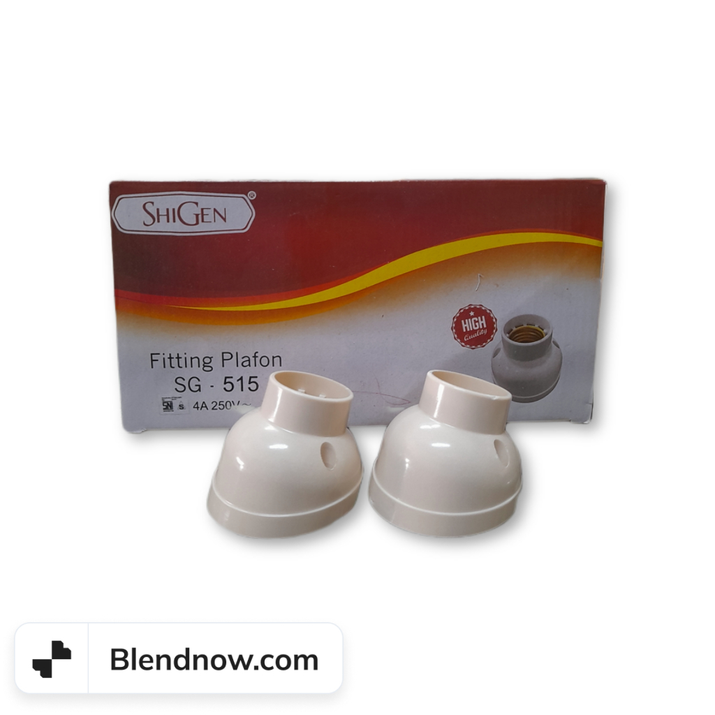 FITTING FITING LAMPU PLAFON MIRING SHIGEN