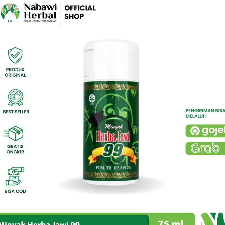 Ready Stok HERBA JAWI 99  Minyak But But Herba Jawi 99
