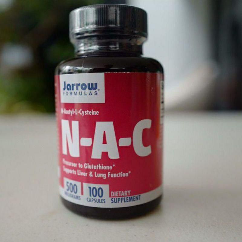 JARROW FORMULAS NAC N-Acetyl-L-Cysteine 500mg Isi 100 Kapsul JARROW NAC USA ORIGINAL
