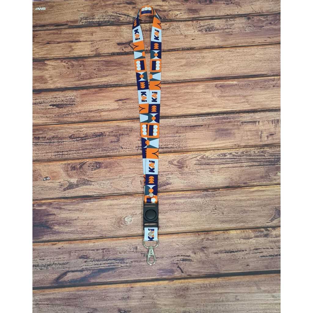 

Lanyard KAI / Cetak Lanyard 2cm 2sisi Custom / Lanyard Printing Surabaya NSR
