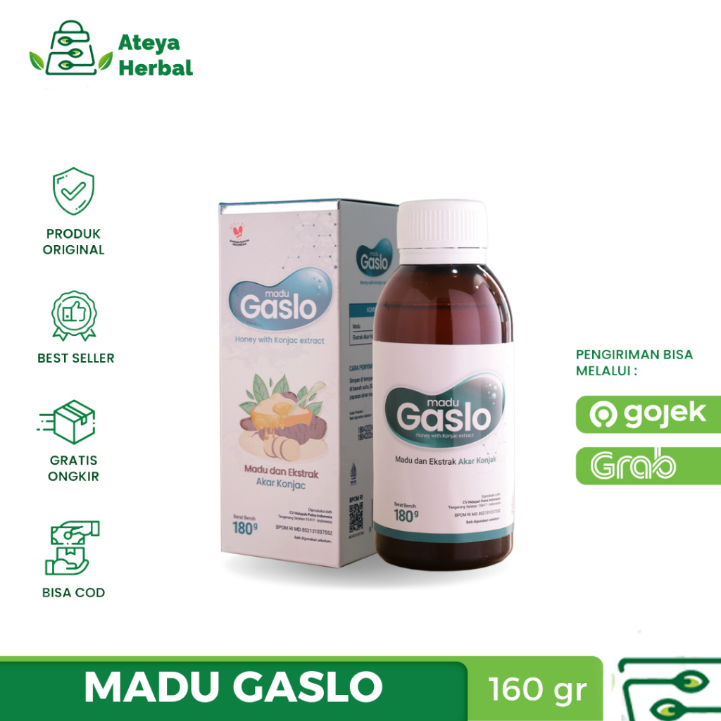 

Madu Gaslo 160 gram - Madu Lambung Mengatasi Gerd & Maag