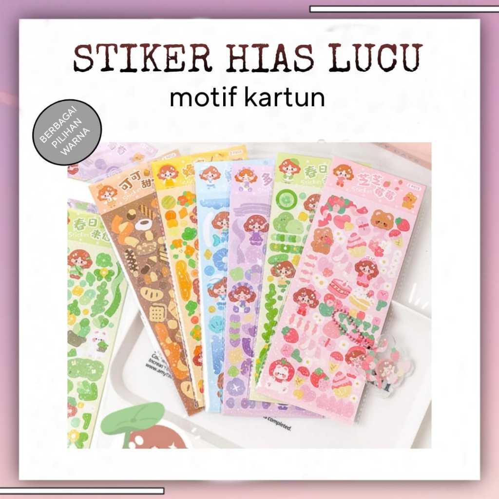 

Stiker Motif Karakter Lucu | Stiker Jurnal Scrapbook | Stiker Karakter Anti Air Stiker