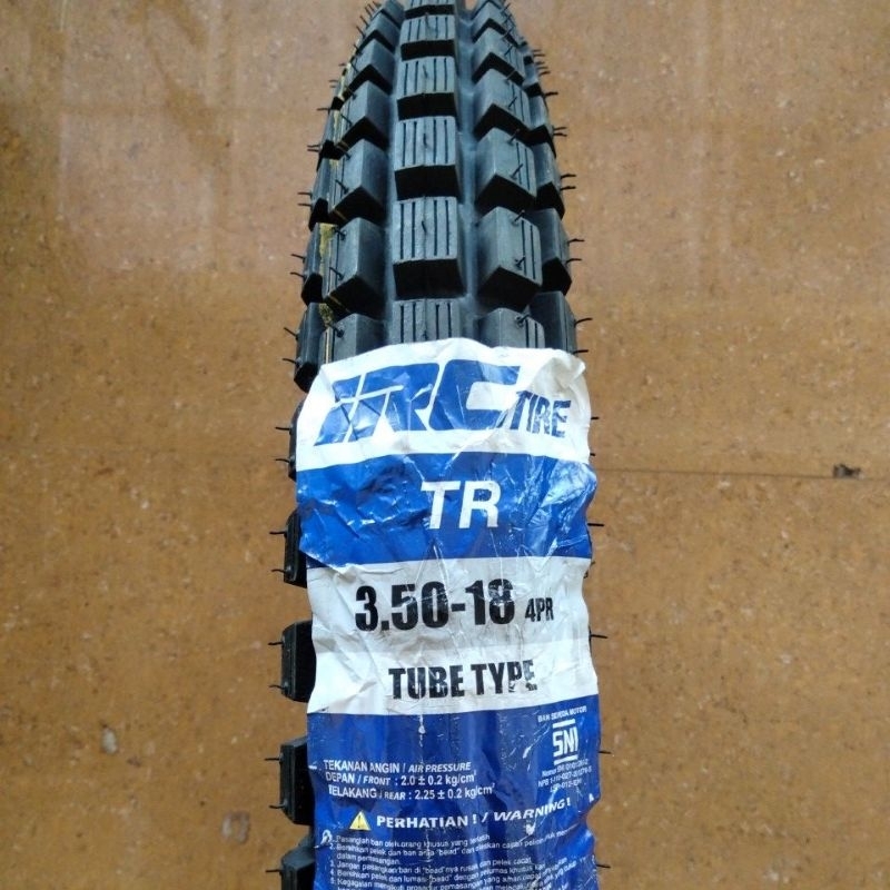 Ban IRC TRIALS 3.50-18 TR Trial Tubetype Ban Luar Motor IRC 350 Ring 18 Tril Trill Trail Belakang 35