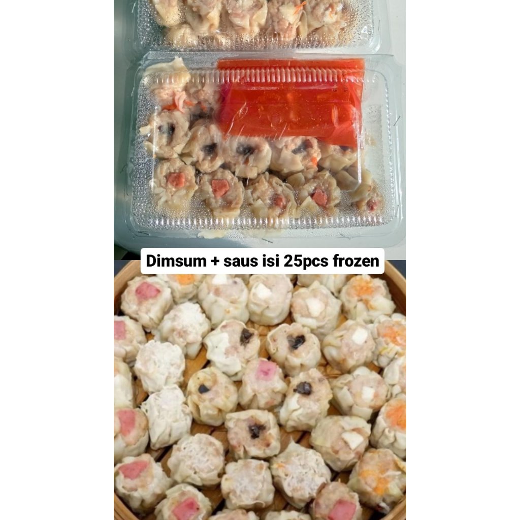 

Dimsum Premium Home Made Enaak isi 25pcs Halal Frozen