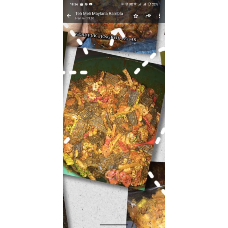 

Sebring campur bumbu kacang