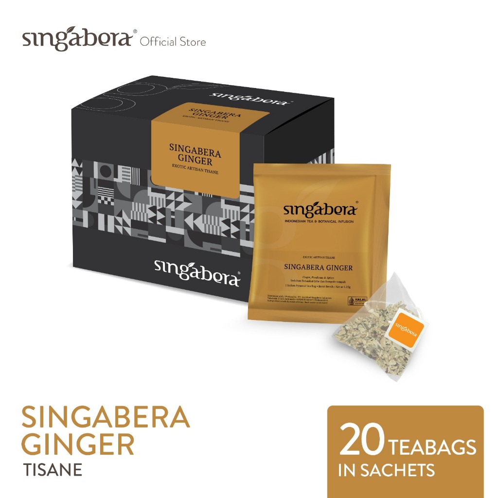 

Singabera Ginger -Herbal Infusion/Seduhan Herba Jahe -4 box @ 20sachet