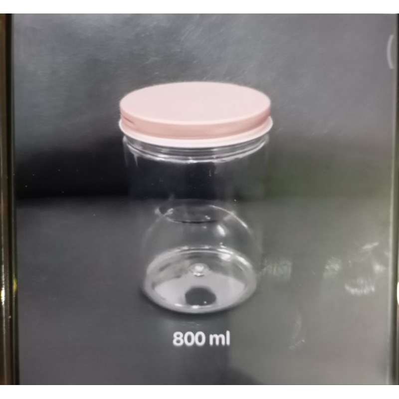 Toples Tabung 800 ml Tutup Aluminium