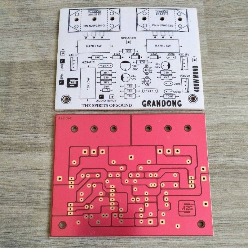 PCB power safari Sanken grandong 400w mono