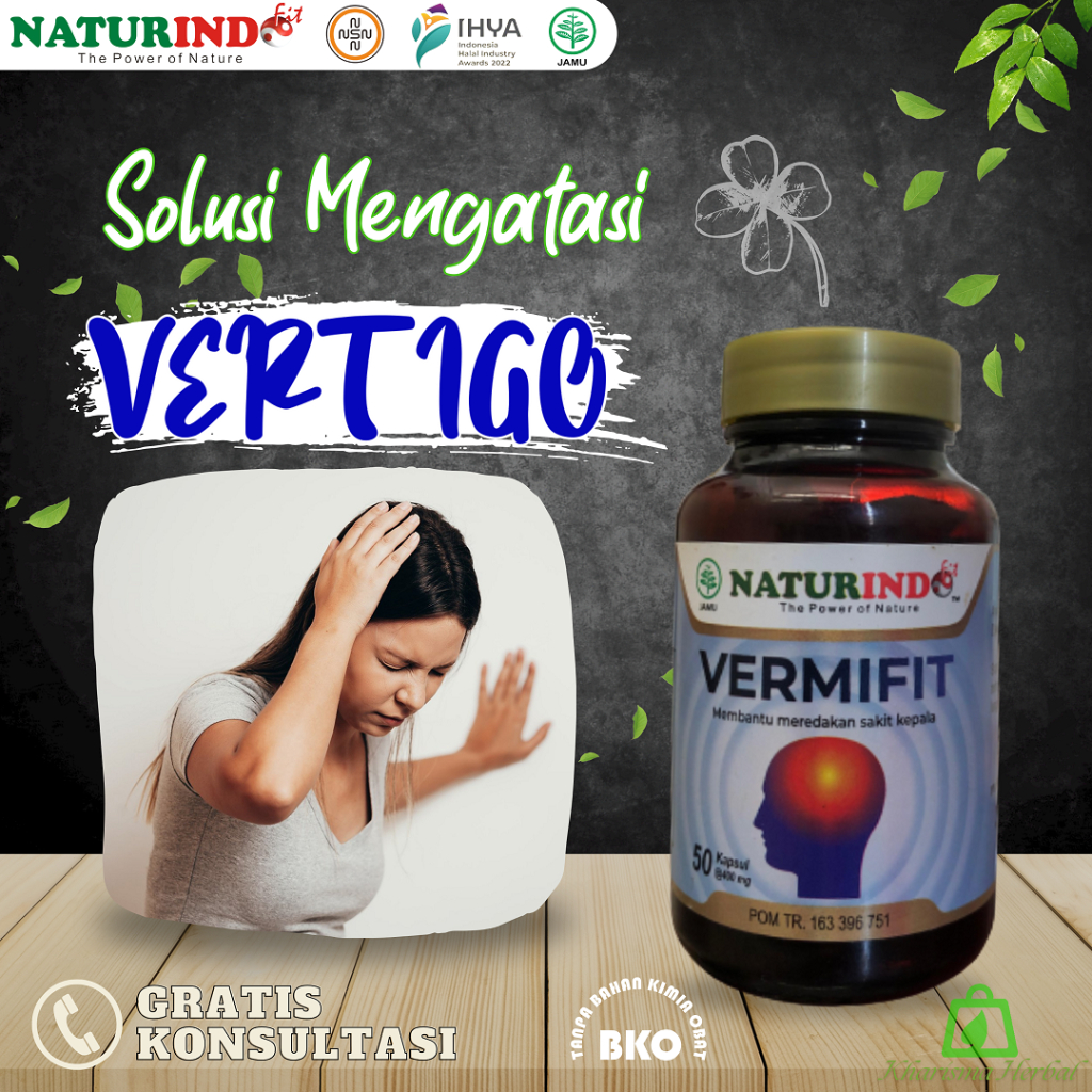 Obat vertigo sakit kepala pusing berputar migrain sakit kepala belakang