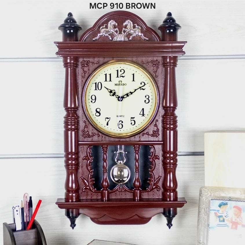 JAM DINDING MIRADO 901/902/910/913/JAM DINDING BANDUL MIRADO/DEKORASI DINDING/JAM DINDING /JAM