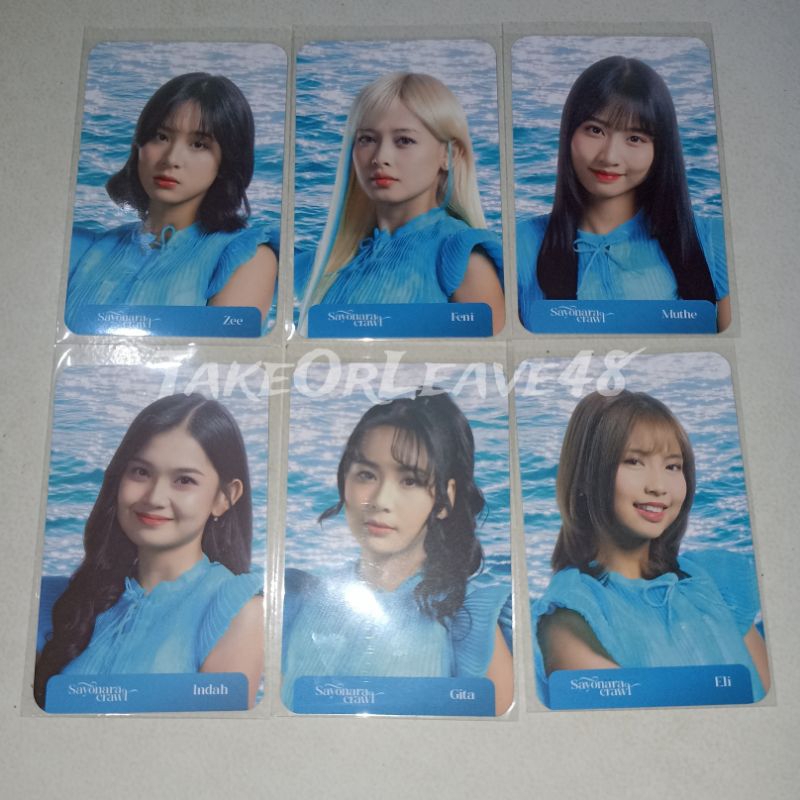 Photocard Sayonara Crawl JKT48