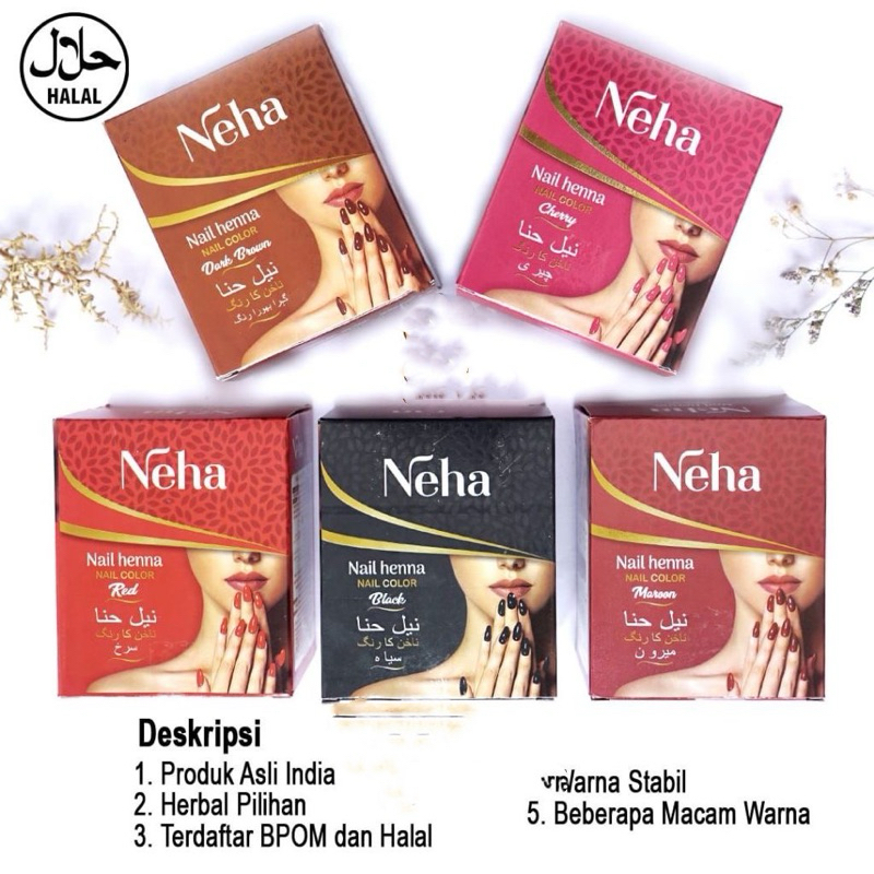 HENNA TUBE BPOM | HENA KUKU | HENNA KUKU | CAT KUKU | PACAR KUKU HALAL BUAT SHOLAT TAHAN LAMA