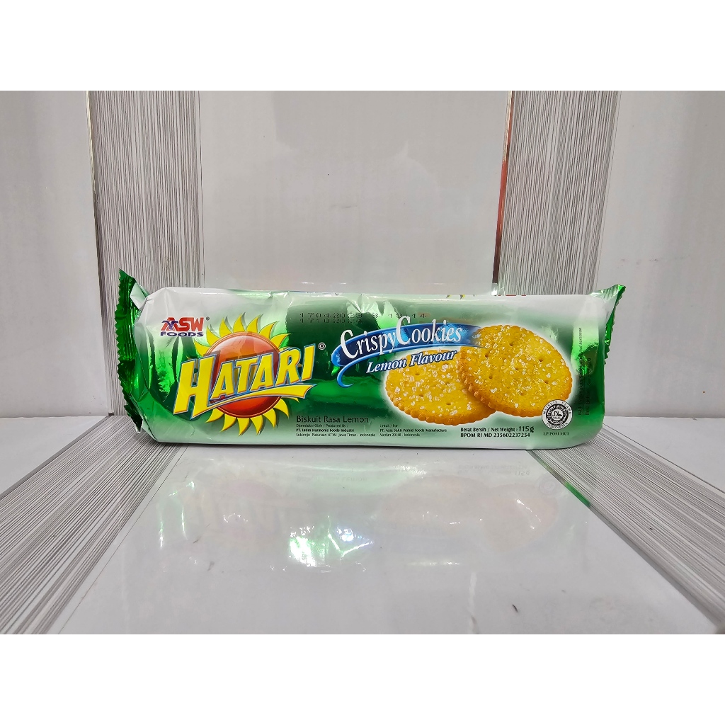 

Hatari Crispy Cookies Lemon Flavour 115g