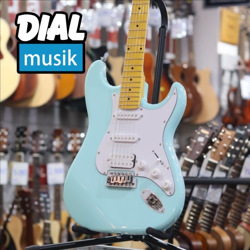 Scorpion SS120 Stratocaster HSS Blue Maple - Gitar Strato SS-120 / SS 120