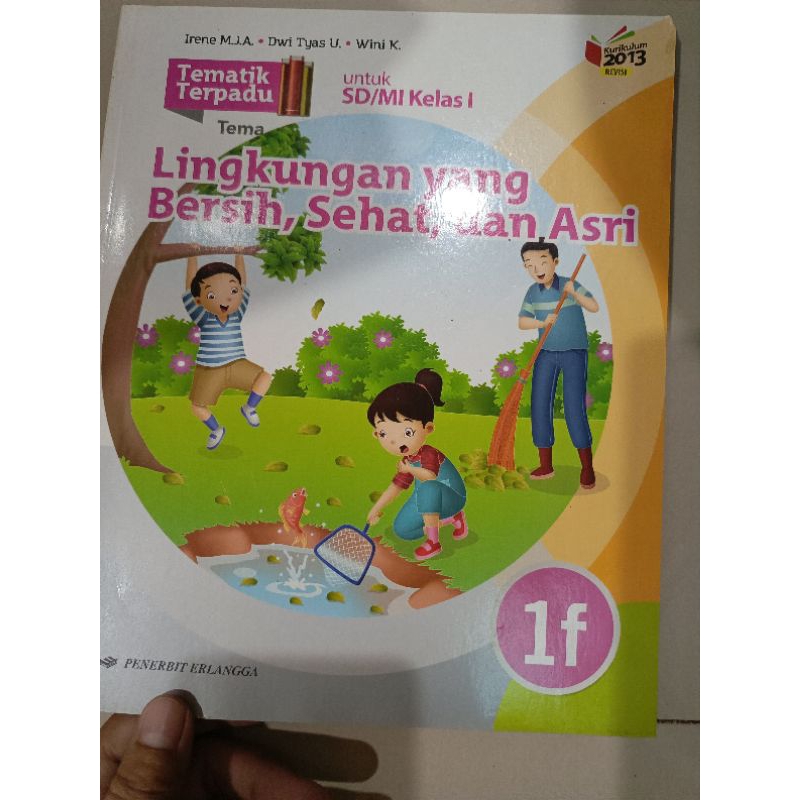 Buku Tematik Terpadu Sd kls 1 Tema 1f